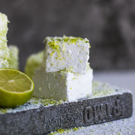 Marshmallows with Salted Lime Sugar