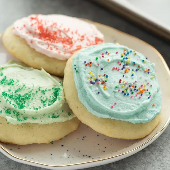 Grandma’s Sour Cream Sugar Cookies