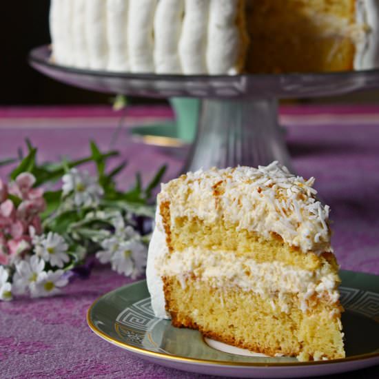 Granny’s Boozy Raffaello Cake