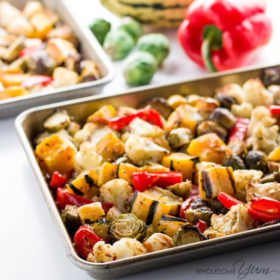Truffle Roasted Low Carb Veggies GF