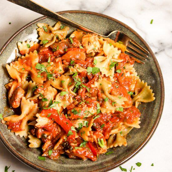 Quick Chicken Cacciatore