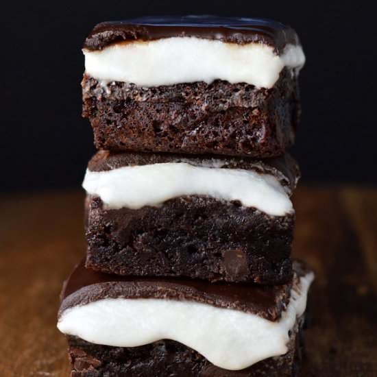 Peppermint Patty Brownies