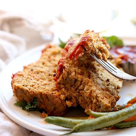 Veggie-Packed Turkey Meatloaf