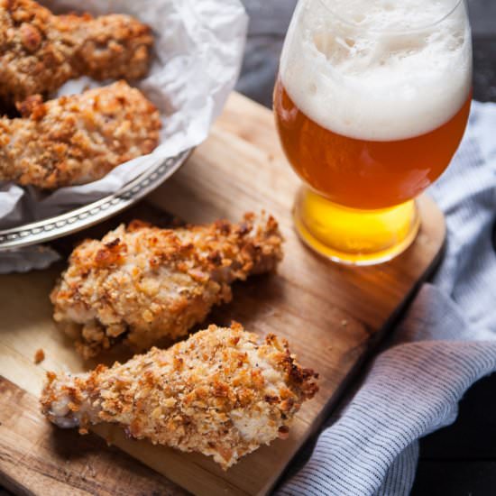 Baked Everything Bagel Beer Chicken