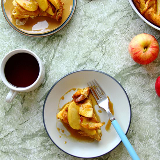Caramel Apple French Toast Casserole