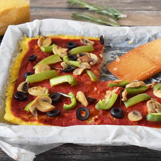 Vegan Polenta Pizza