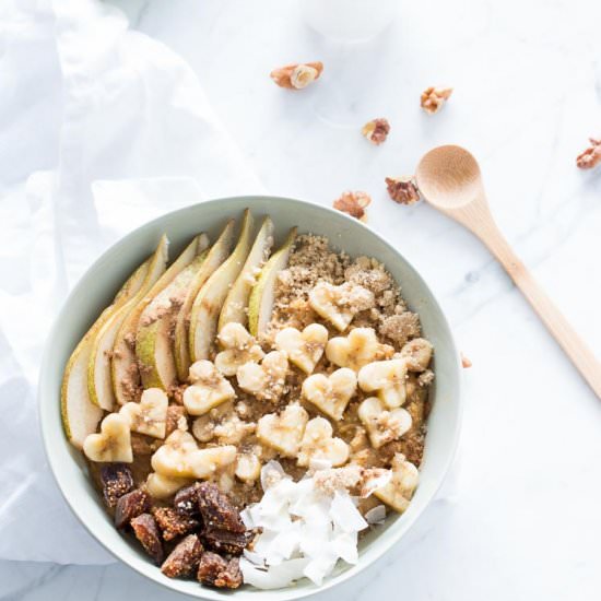Pumpkin Spice Oatmeal with Walnuts