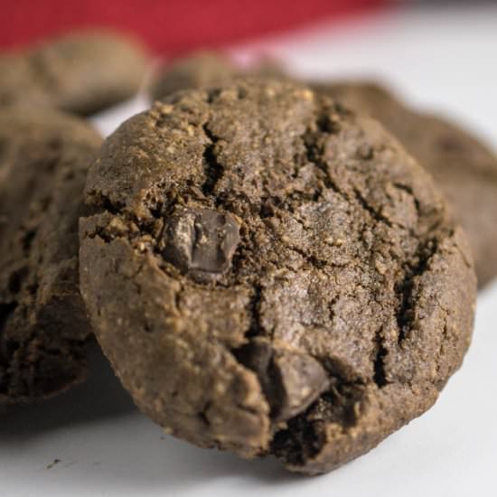 Double Chocolate Hazelnut Cookies