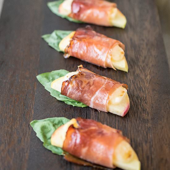 Smoked Prosciutto Apple Bites