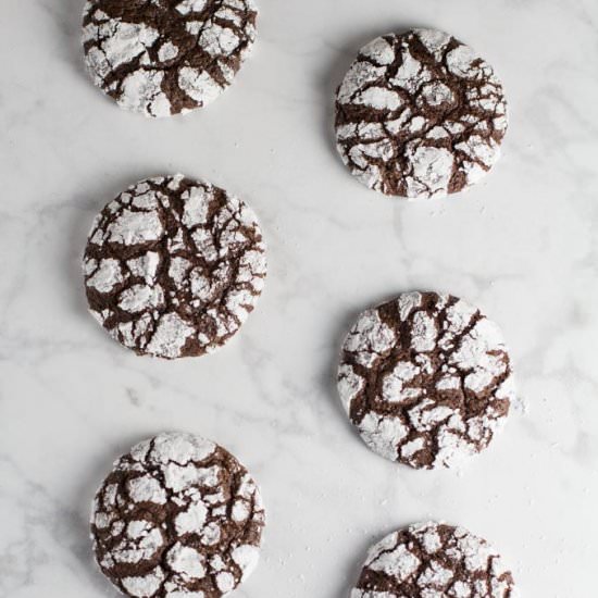Chocolate Crinkle Cookies