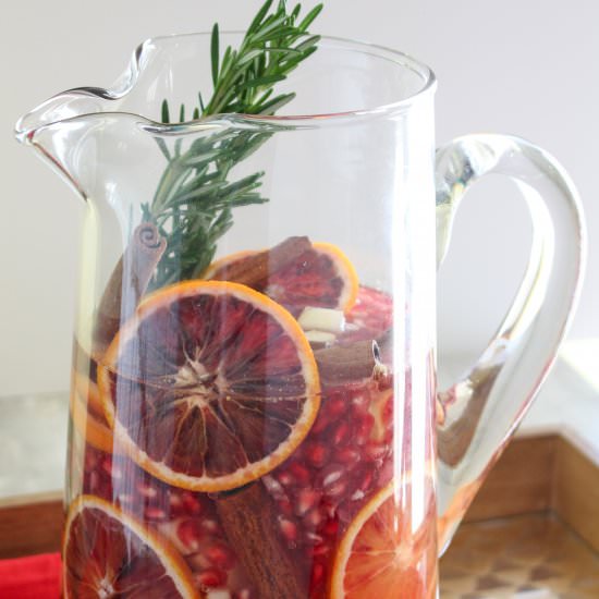 Blood Orange & Pomegranate Sangria