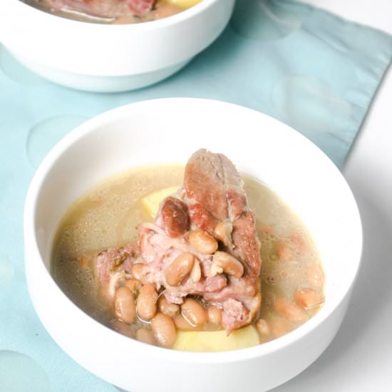 Smoked Turkey Bean Soup
