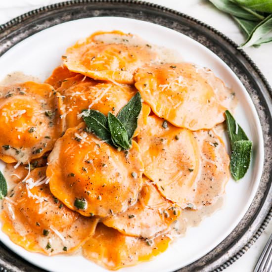 Sage Brown Butter Butternut Ravioli