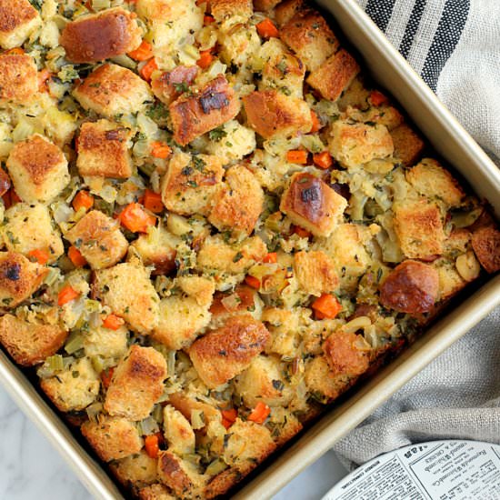 Classic Brioche Stuffing