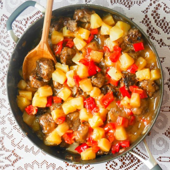 Hawaiian Meatballs