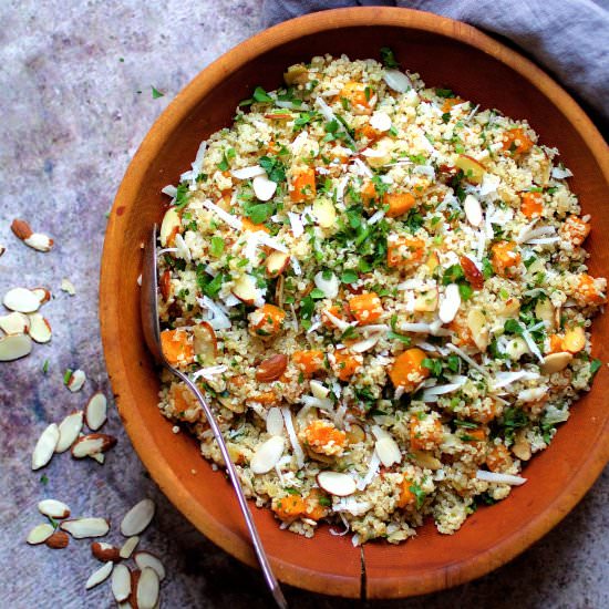 Quinoa Butternut Squash Almonds
