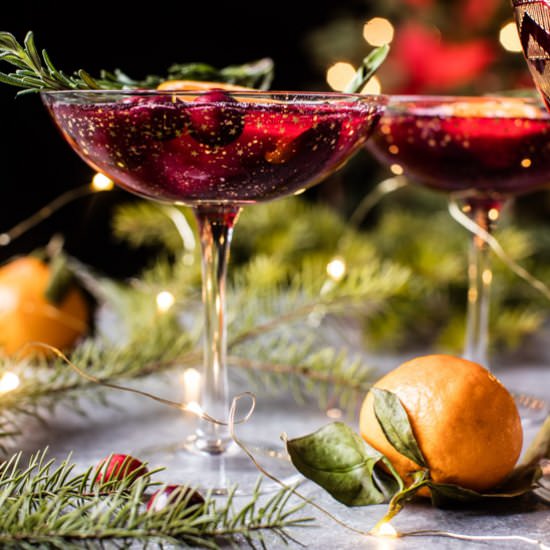 Poinsettia Spritz Punch