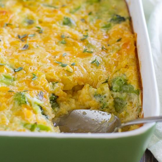 Scalloped Corn and Broccoli