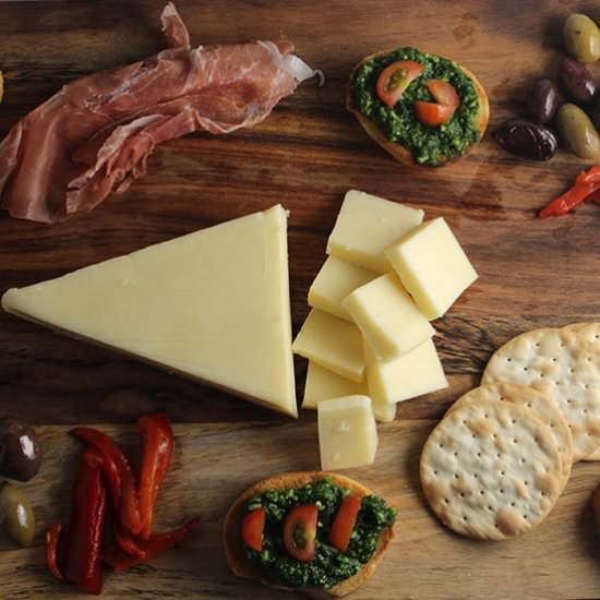 Easy Holiday Cheese Board