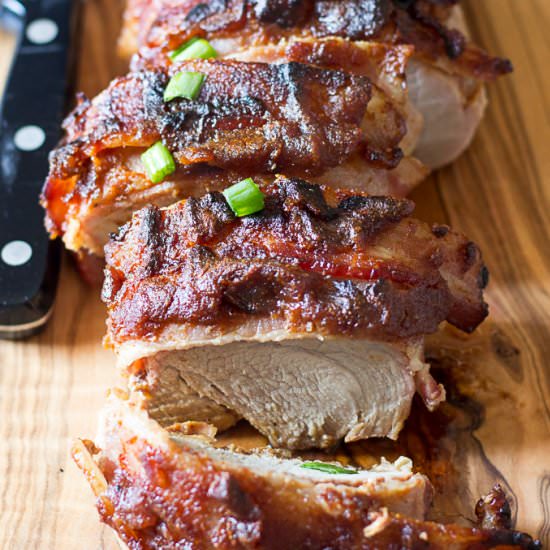 Bacon Wrapped Pork Tenderloin