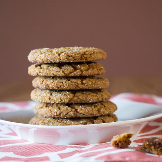 Gluten Free Molasses Cookies