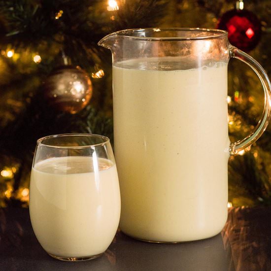 Traditional Homemade Eggnog