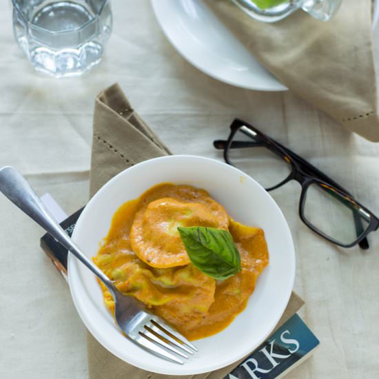 Chicken Tikka Ravioli