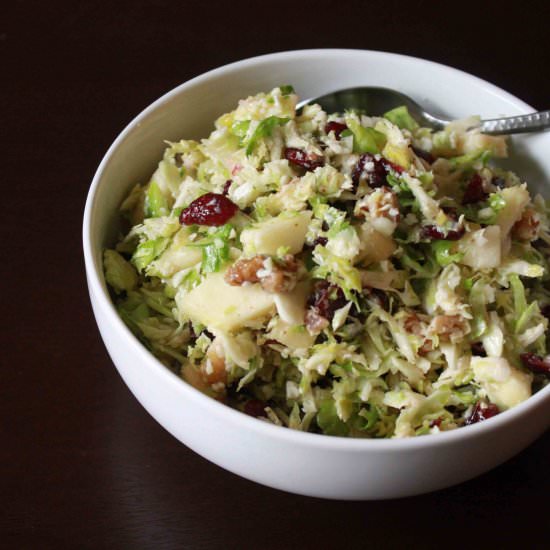 Shaved Brussels Sprouts Salad