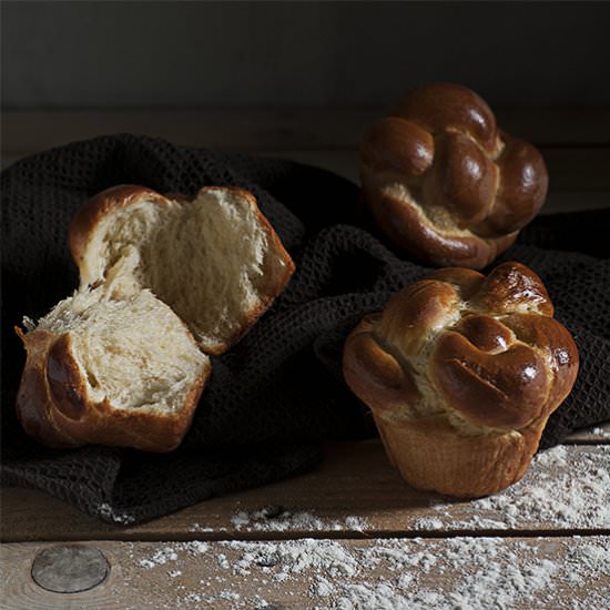 Mascarpone and Vanilla Brioches