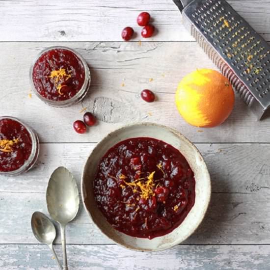 Cranberry Sauce with Apple & Nutmeg