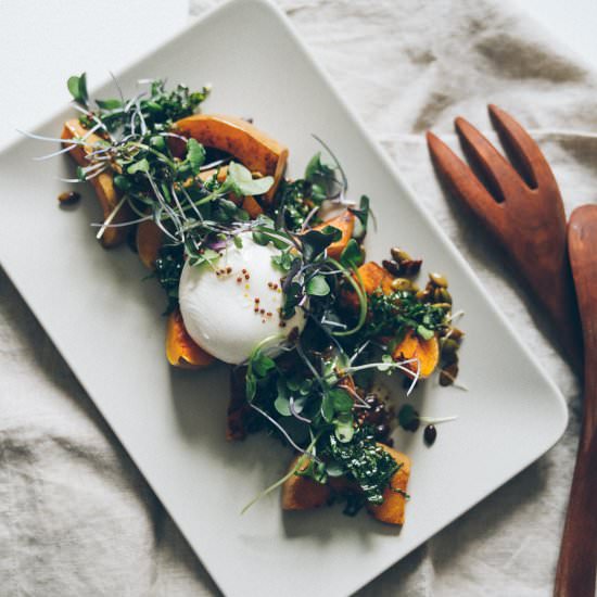 Butternut Squash Burrata Salad