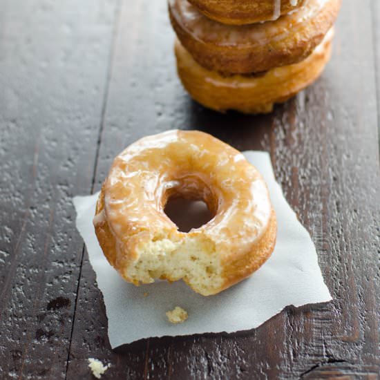 Glazed Donuts w/ Gingerbread Spice