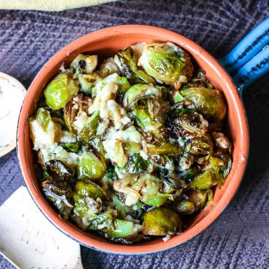 Paleo Brussels Sprouts Gratin