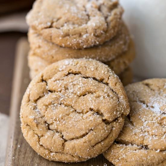 Soft Ginger Molasses Cookies