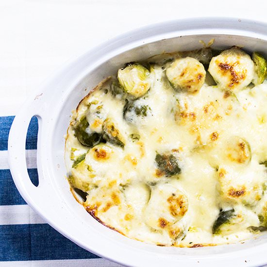 Brussels Sprouts Au Gratin
