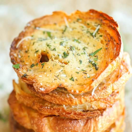 Garlic Bread Croissants