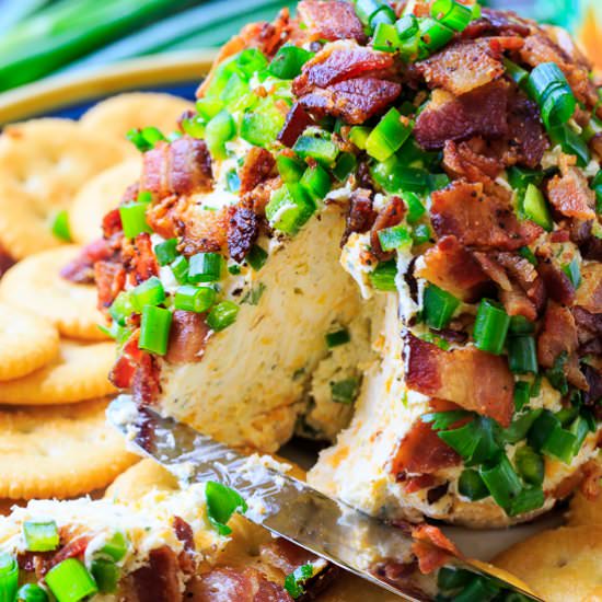 Jalapeno Bacon Ranch Cheese Ball