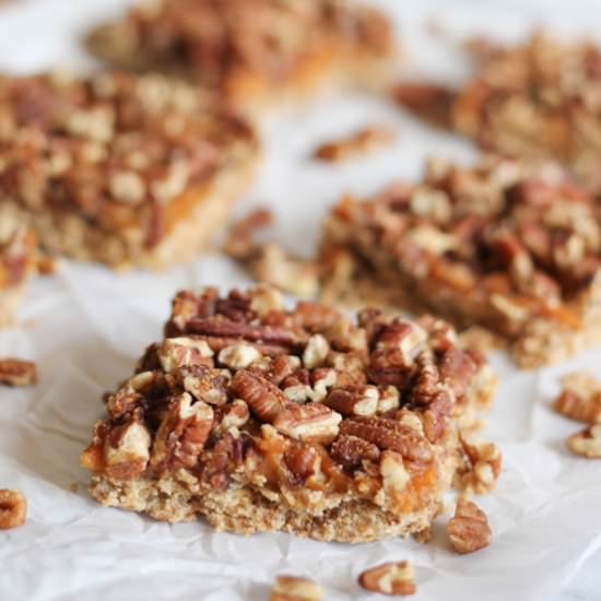 Sweet Potato Pecan Pie Bars