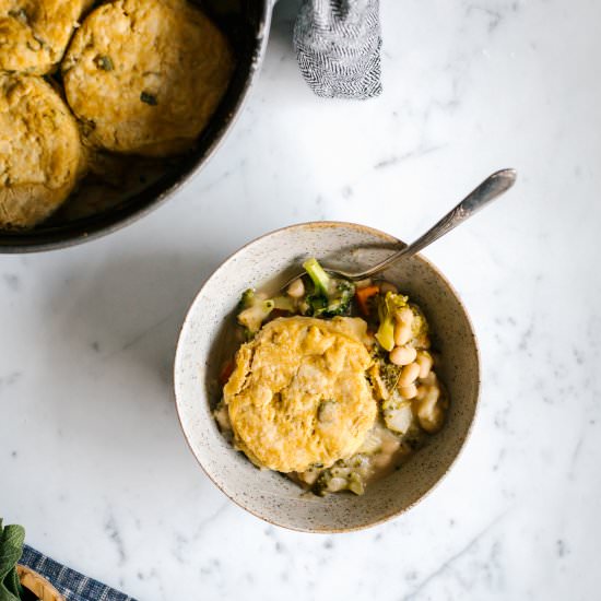 Savory Winter Cobbler