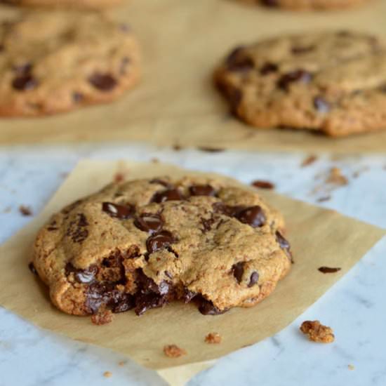Soft Paleo Chocolate Chip Cookies