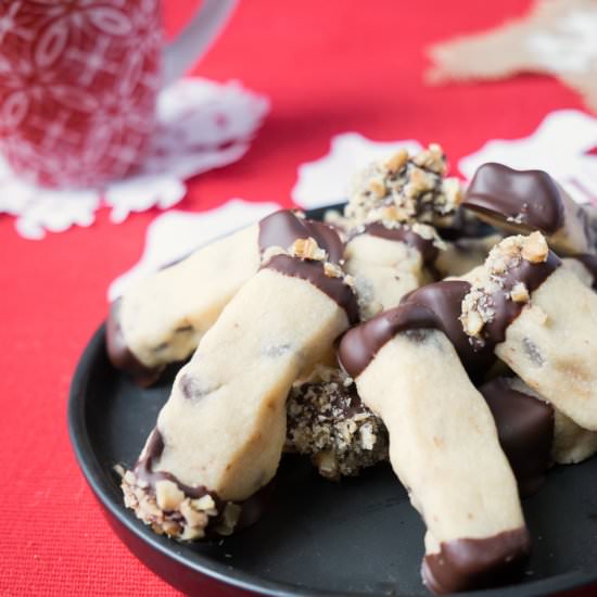 Chocolate Chip Cookie Logs