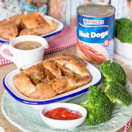 Hot Dog Toad in a Hole