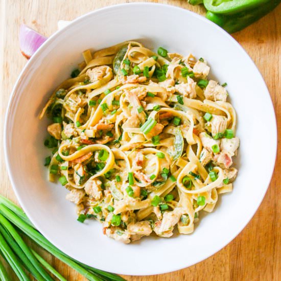 Spicy, Creamy, Chicken Cajun Pasta