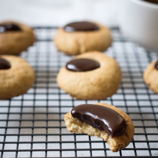 Christmas Thumbprint Cookies