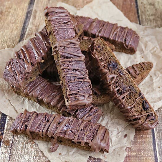 Chocolate Beet Biscotti