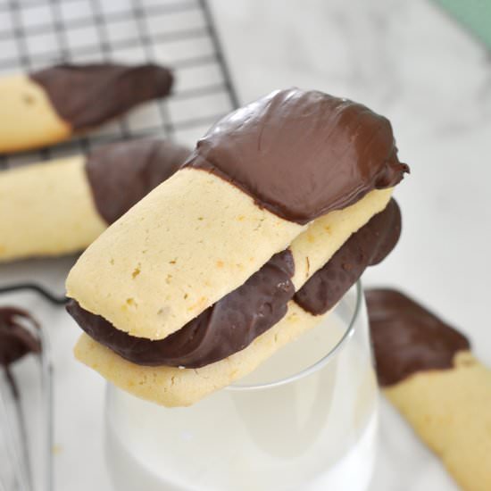 Chocolate Covered Cookie Dunkers