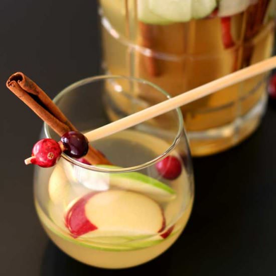 Cinnamon Apple White Sangria
