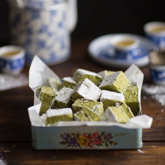 matcha marshmallows