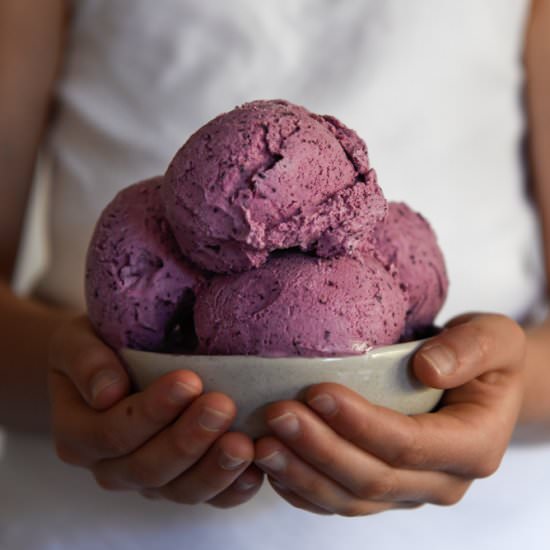 Blueberry Cheesecake Ice Cream