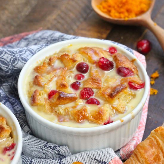 Orange Cranberry Bread Pudding